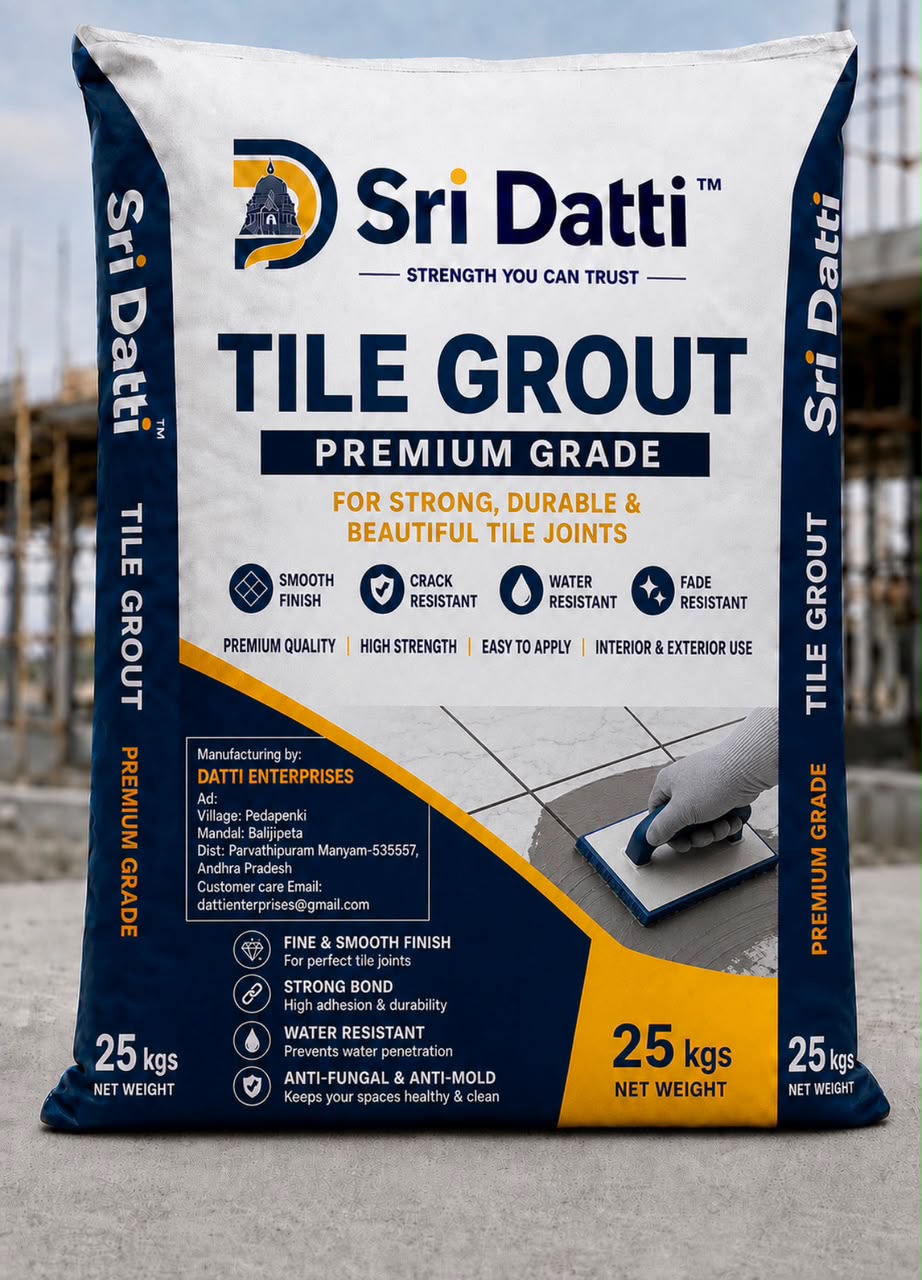 Sri Datti Tile Grout 25kg premium grade bag